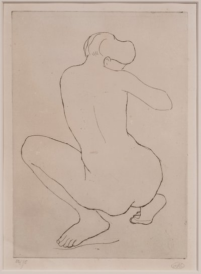 Donna accovacciata da Aristide Maillol